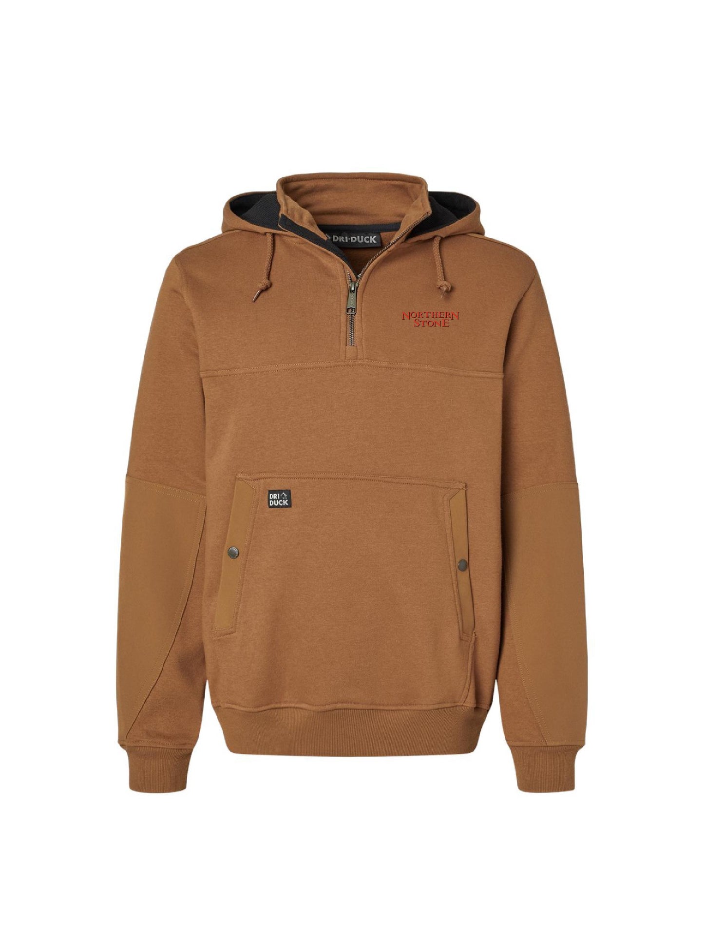 NS202. Men's Mission Quarter-Zip Hooded Pullover