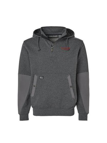NS202. Men's Mission Quarter-Zip Hooded Pullover