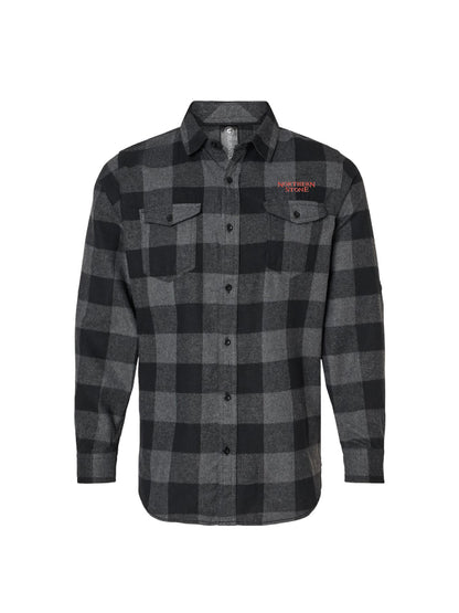 NS204. Men's Yarn-Dyed Flannel Shirt