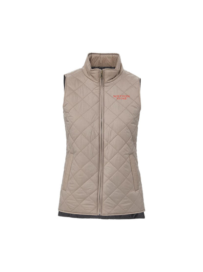 NS101. Women's Vintage Diamond Quilted Vest