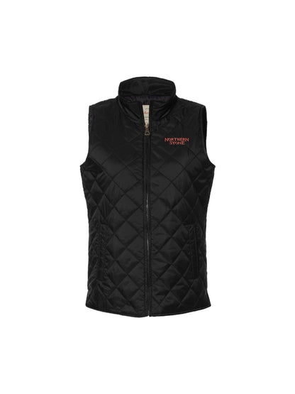 NS101. Women's Vintage Diamond Quilted Vest