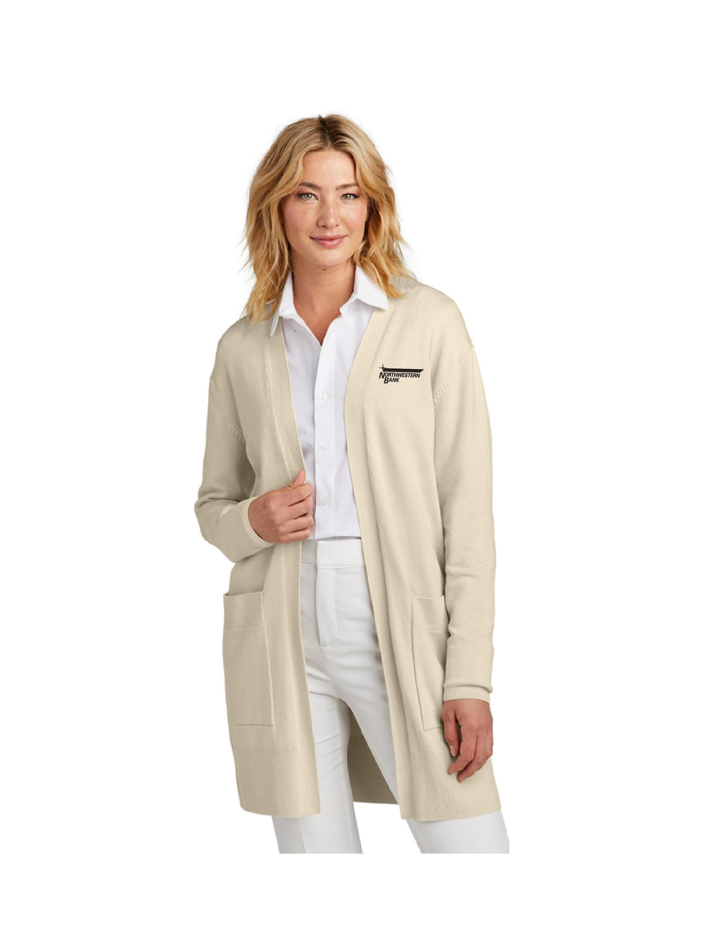 NB113. Mercer+Mettle Women’s Open-Front Cardigan Sweater