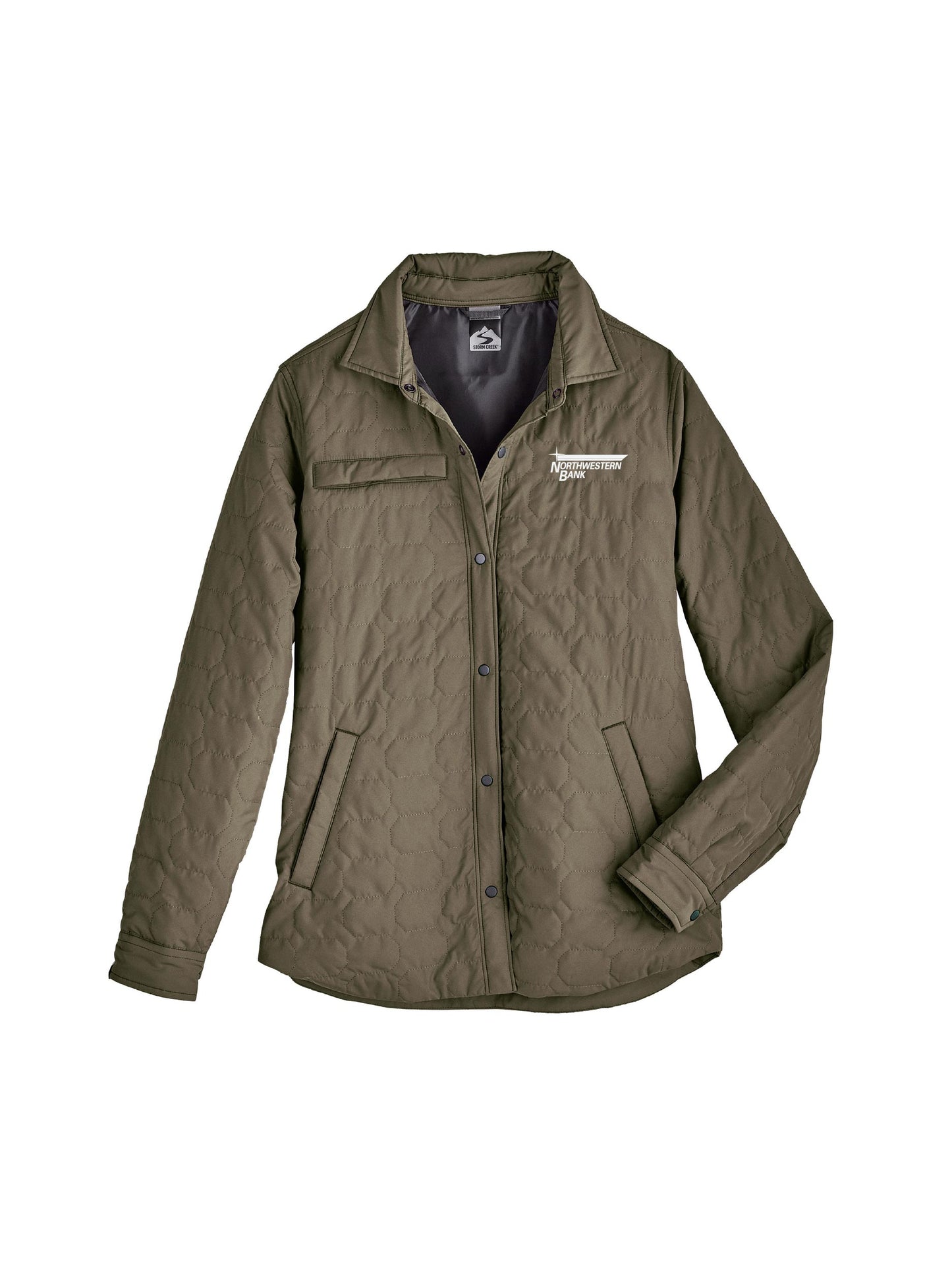 NB114. Women's Artisan 100 GSM Insulated Quilted Shirt Jacket
