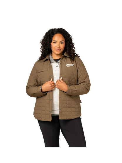 NB114. Women's Artisan 100 GSM Insulated Quilted Shirt Jacket