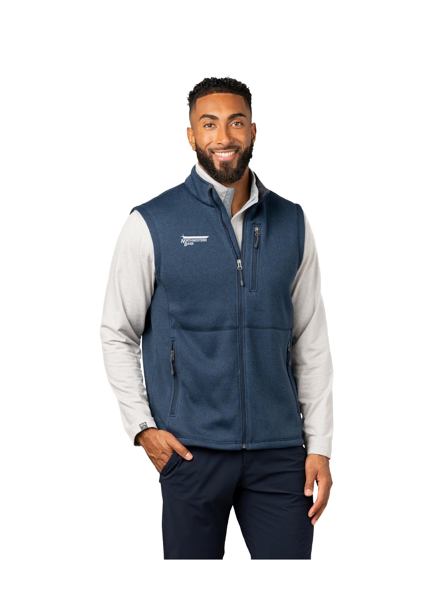 NB211. Men's Overachiever Sweaterfleece Vest