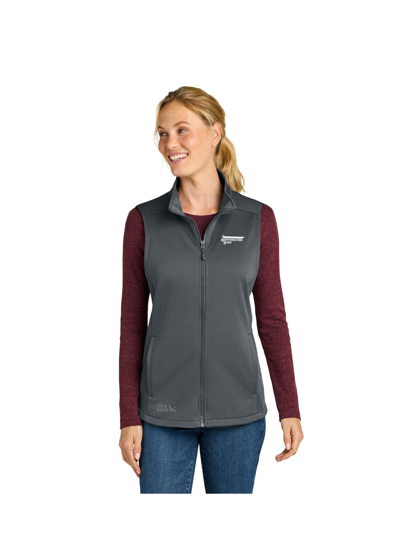 NB104. Eddie Bauer Women’s Smooth Mid Layer Fleece Vest