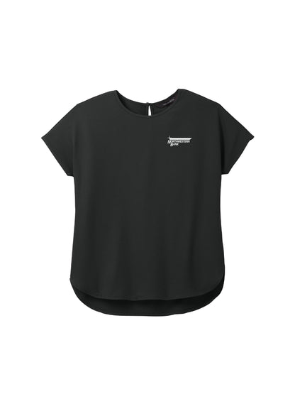 NB109. Mercer + Mettle Womens Stretch Crepe Crew