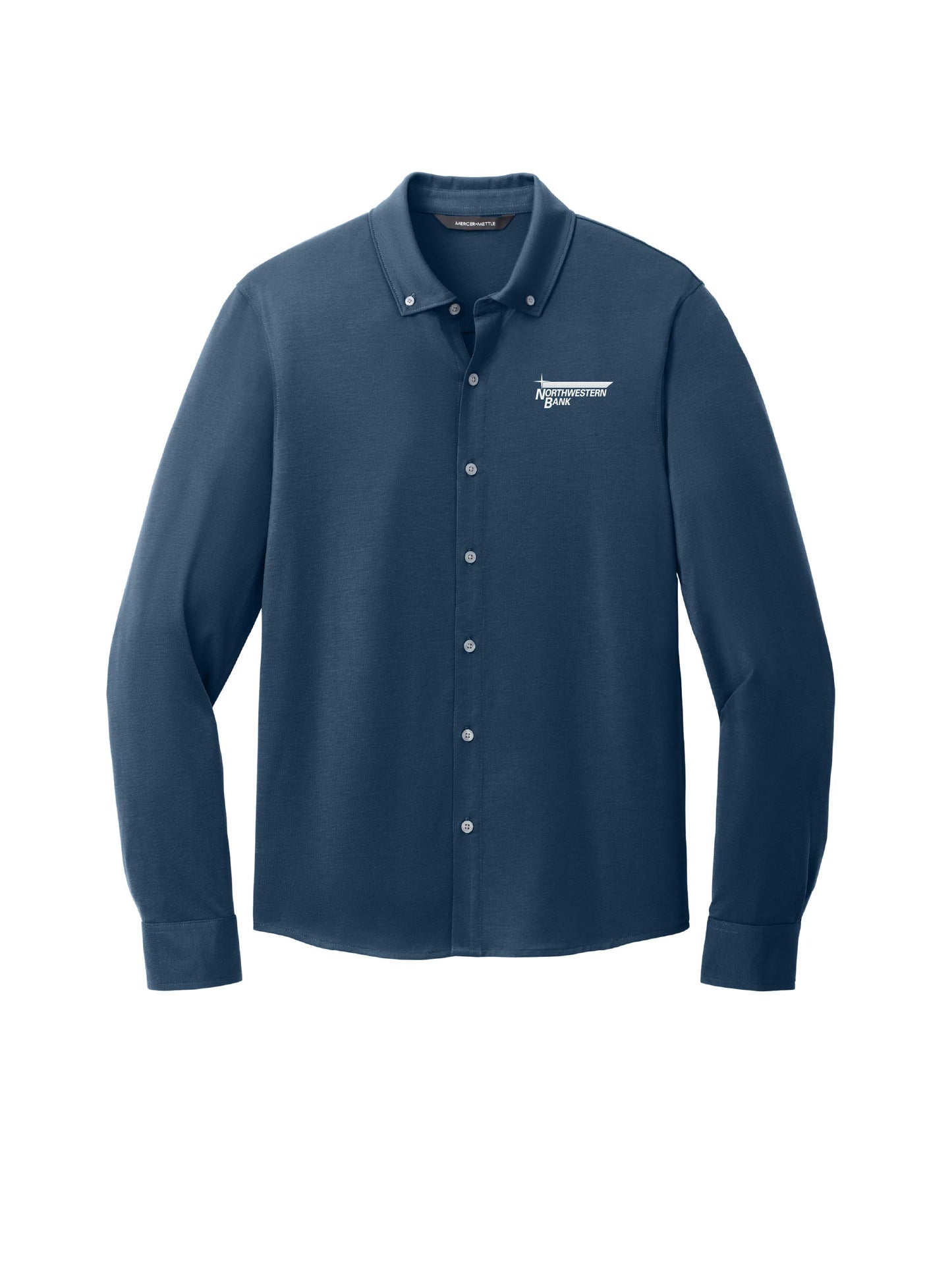 NB200. Mercer+Mettle Stretch Jersey Long Sleeve Shirt