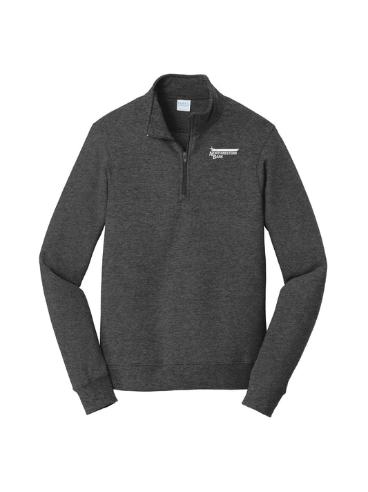 NB209. Port & Co Fan Favorite Fleece 1/4-Zip Pullover Sweatshirt