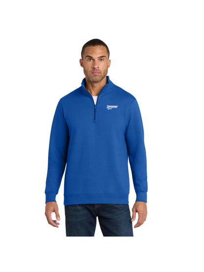 NB209. Port & Co Fan Favorite Fleece 1/4-Zip Pullover Sweatshirt