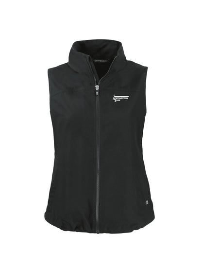 NB118. Cutter & Buck Charter Recycled Packable Womens Full Zip Vest