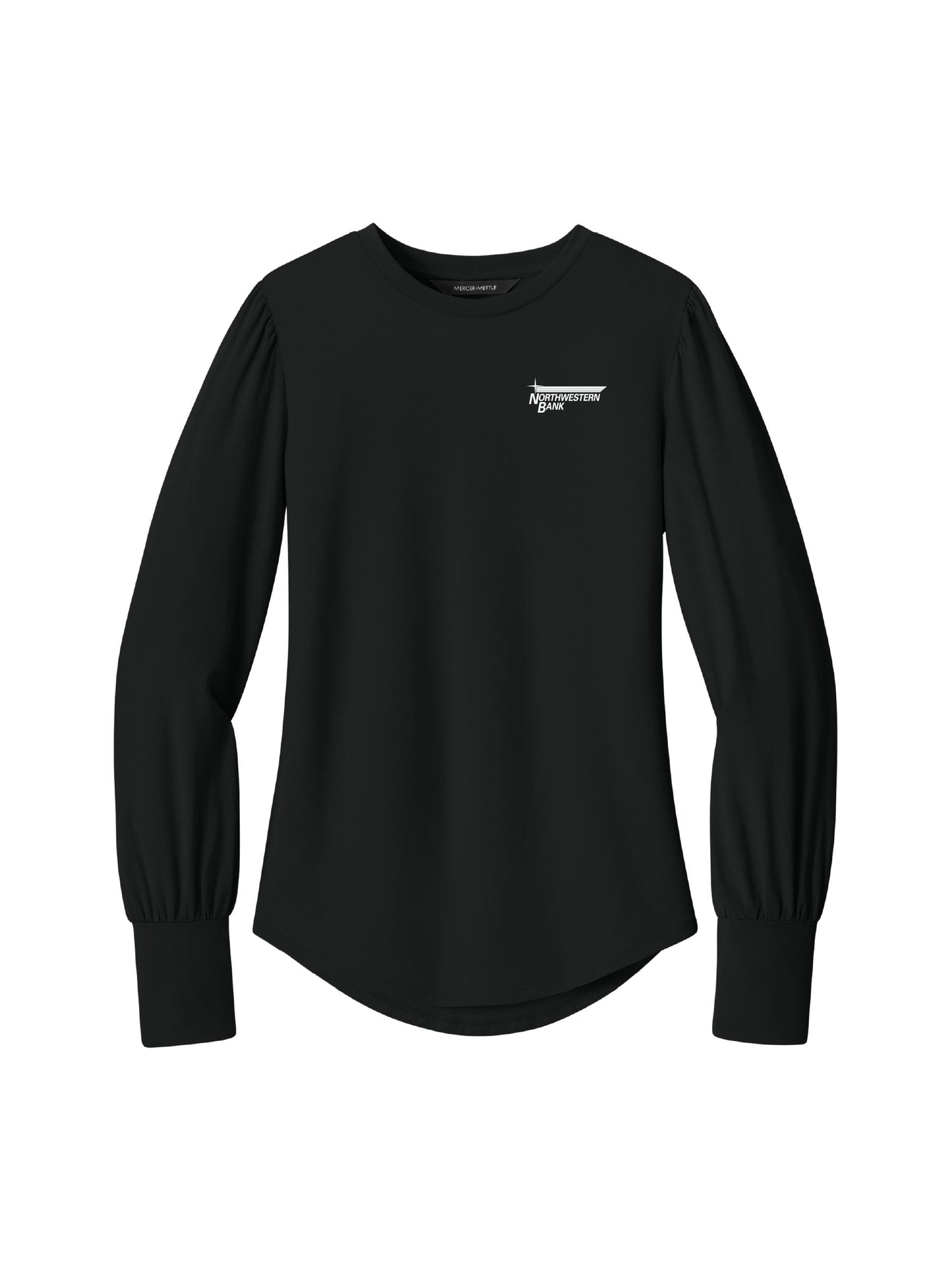 NB119. Mercer+Mettle Women’s Stretch Jersey Long Sleeve Blouson Top