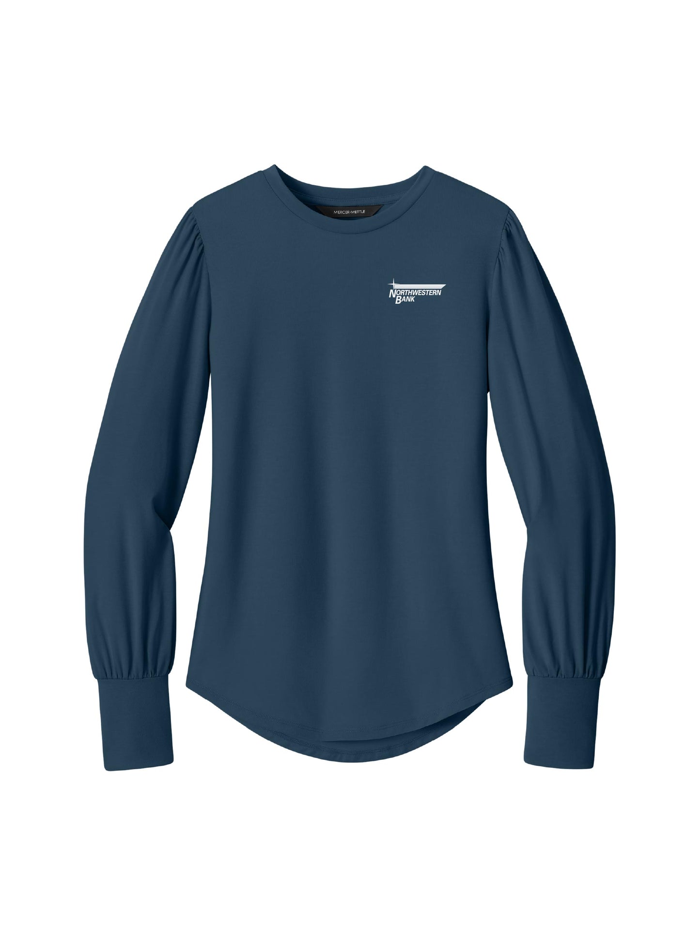 NB119. Mercer+Mettle Women’s Stretch Jersey Long Sleeve Blouson Top