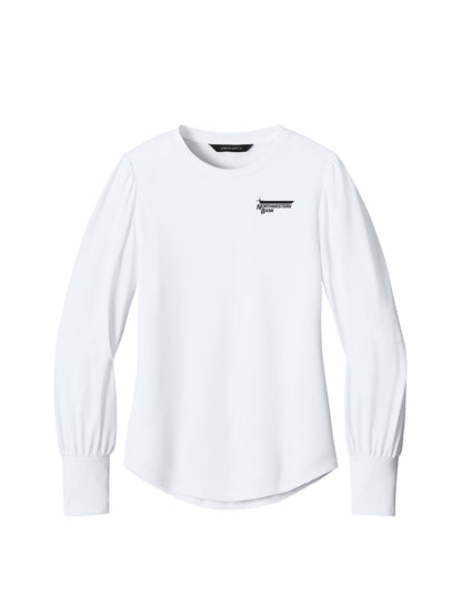 NB119. Mercer+Mettle Women’s Stretch Jersey Long Sleeve Blouson Top