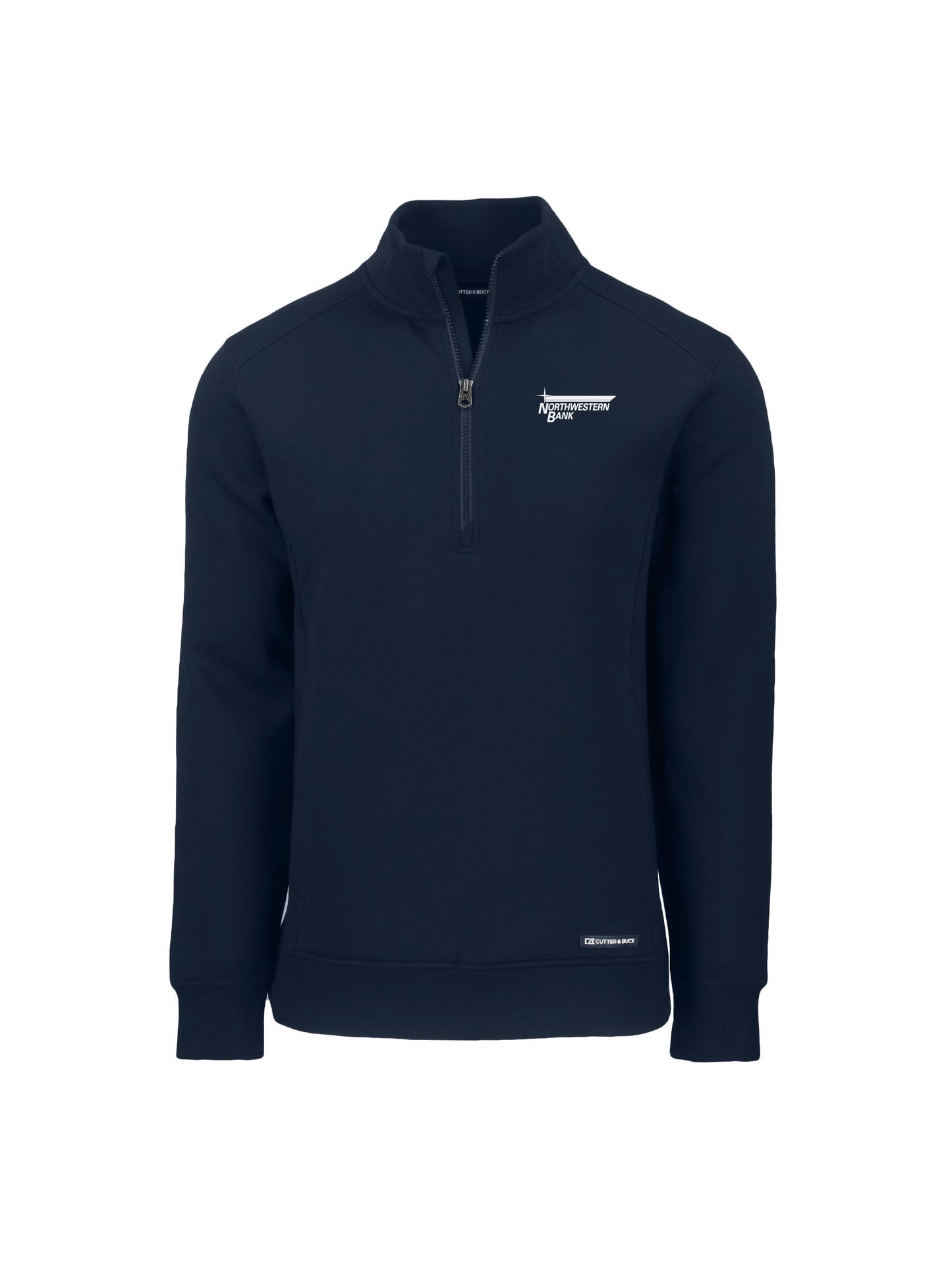 NB215. Cutter & Buck Roam Recycled Buttery-Soft Knit Mens Quarter Zip Jacket