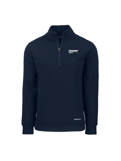 NB215. Cutter & Buck Roam Recycled Buttery-Soft Knit Mens Quarter Zip Jacket