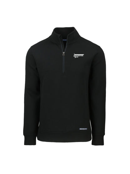 NB215. Cutter & Buck Roam Recycled Buttery-Soft Knit Mens Quarter Zip Jacket