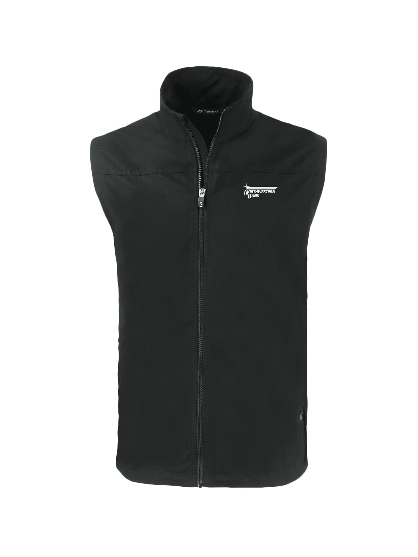 NB217. Cutter & Buck Charter Recycled Packable Mens Full Zip Vest