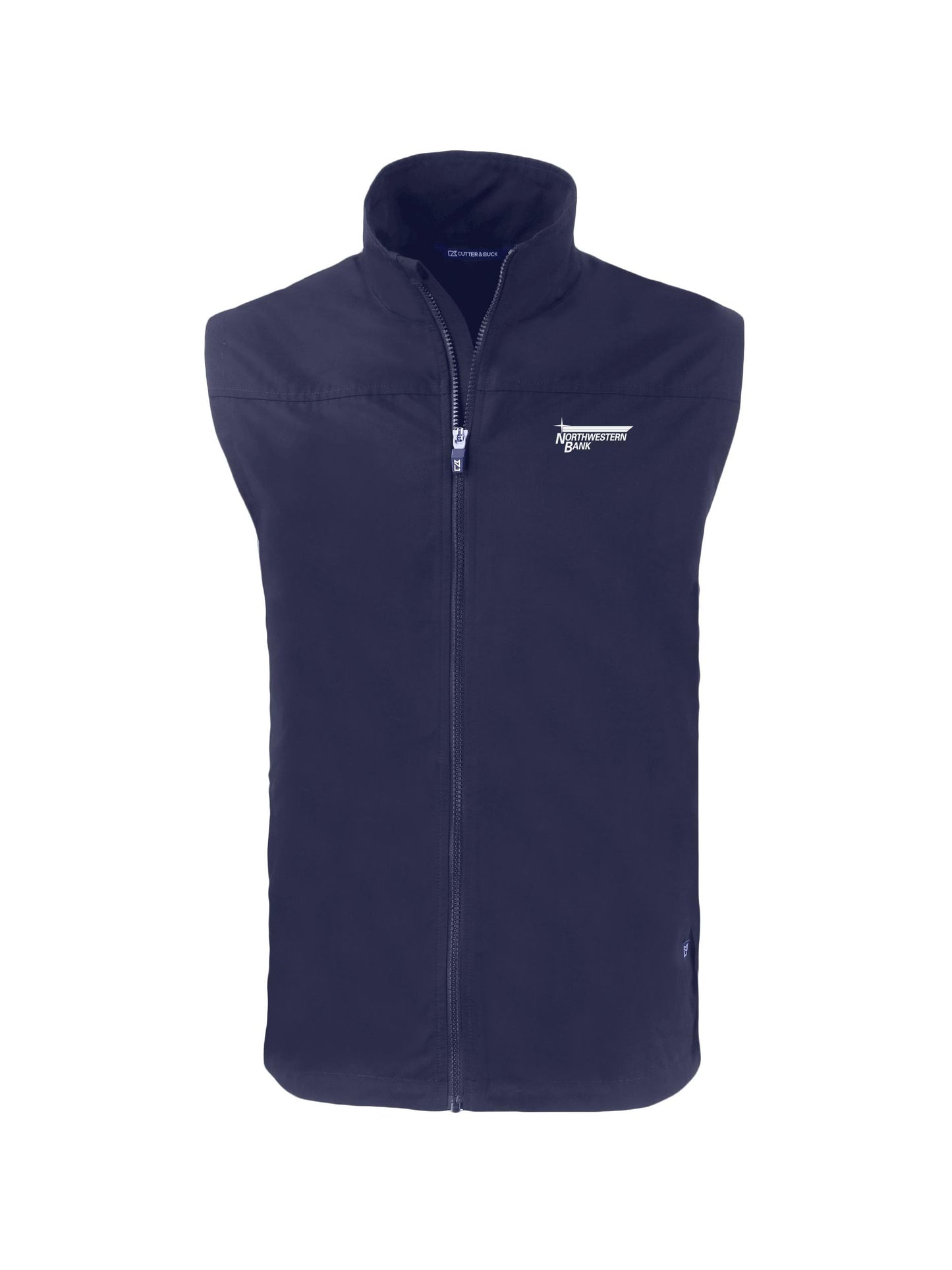 NB217. Cutter & Buck Charter Recycled Packable Mens Full Zip Vest