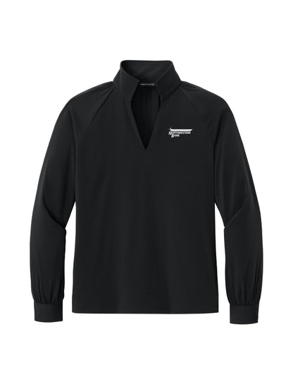 NB120. Mercer+Mettle Women’s Long Sleeve Buttery Soft Popover Blouse