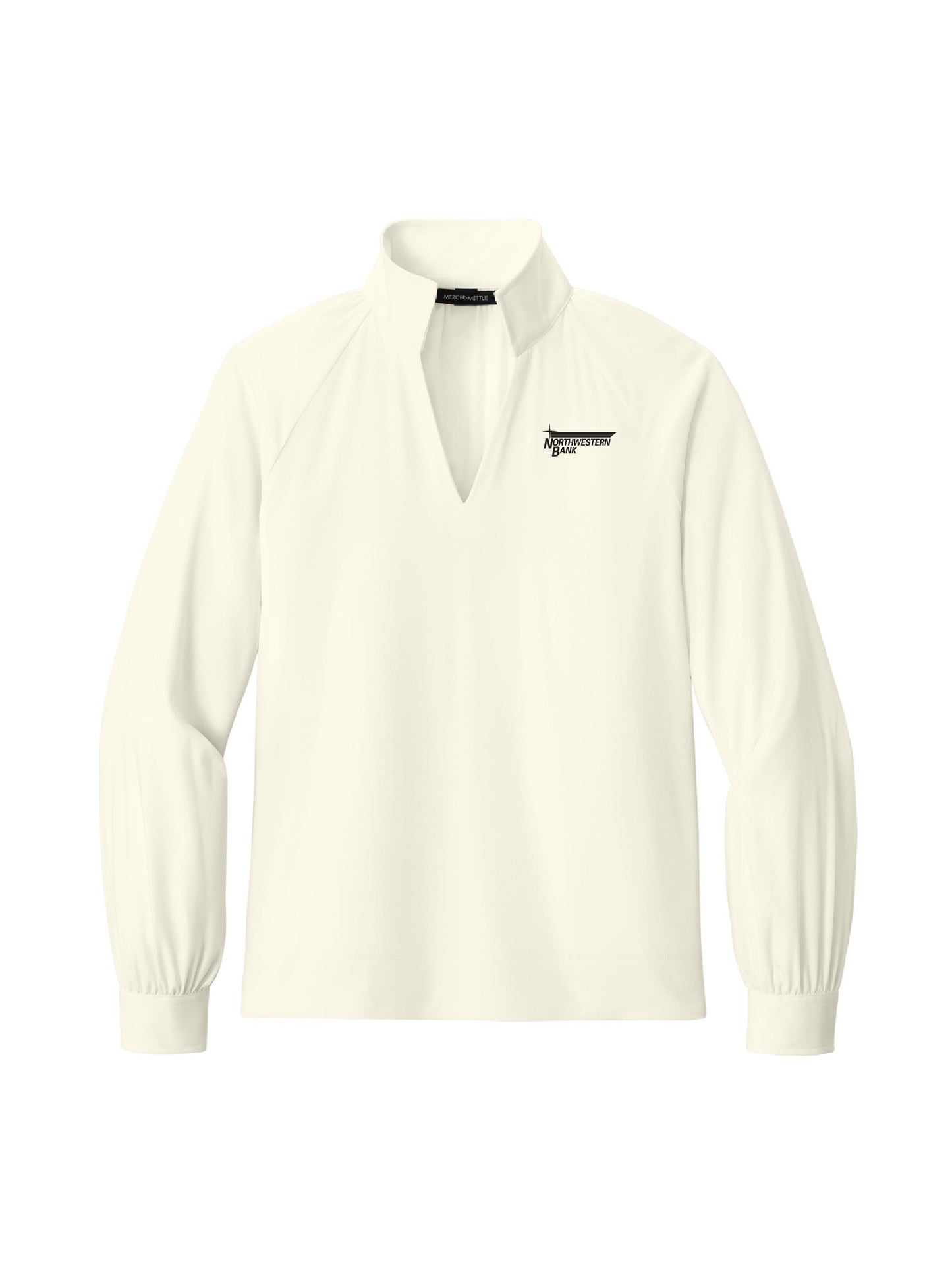 NB120. Mercer+Mettle Women’s Long Sleeve Buttery Soft Popover Blouse