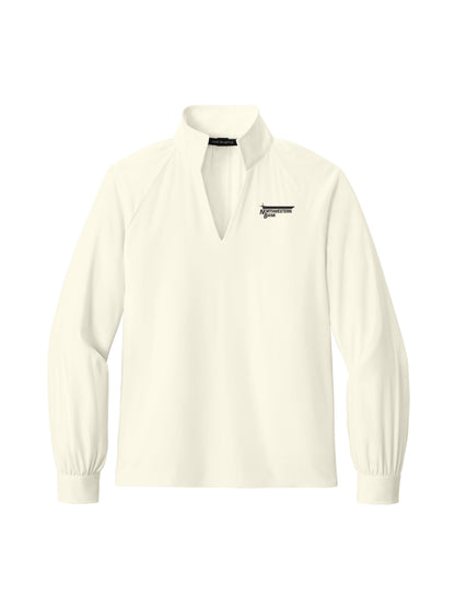 NB120. Mercer+Mettle Women’s Long Sleeve Buttery Soft Popover Blouse