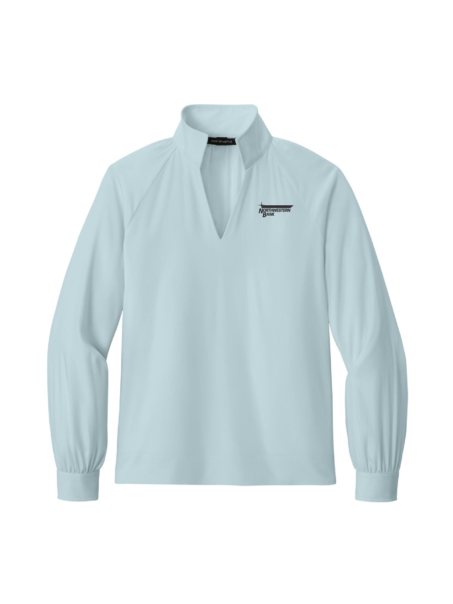NB120. Mercer+Mettle Women’s Long Sleeve Buttery Soft Popover Blouse