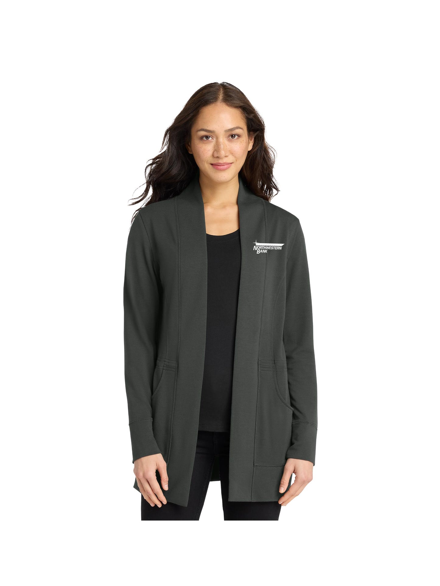 NB121. Port Authority Women's Microterry Cardigan