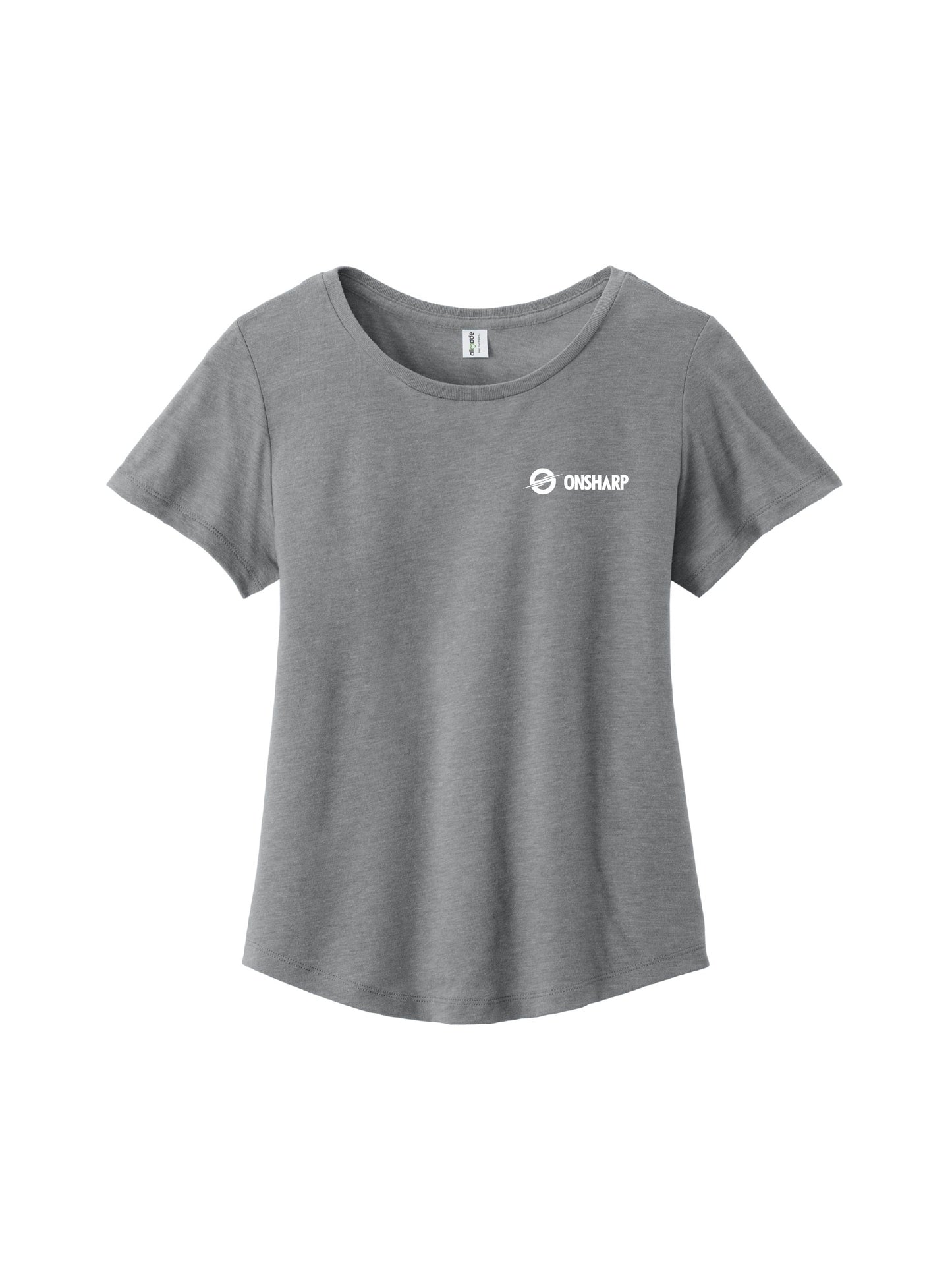 OS104. Allmade Women's Relaxed Tri-Blend Scoop Neck Tee
