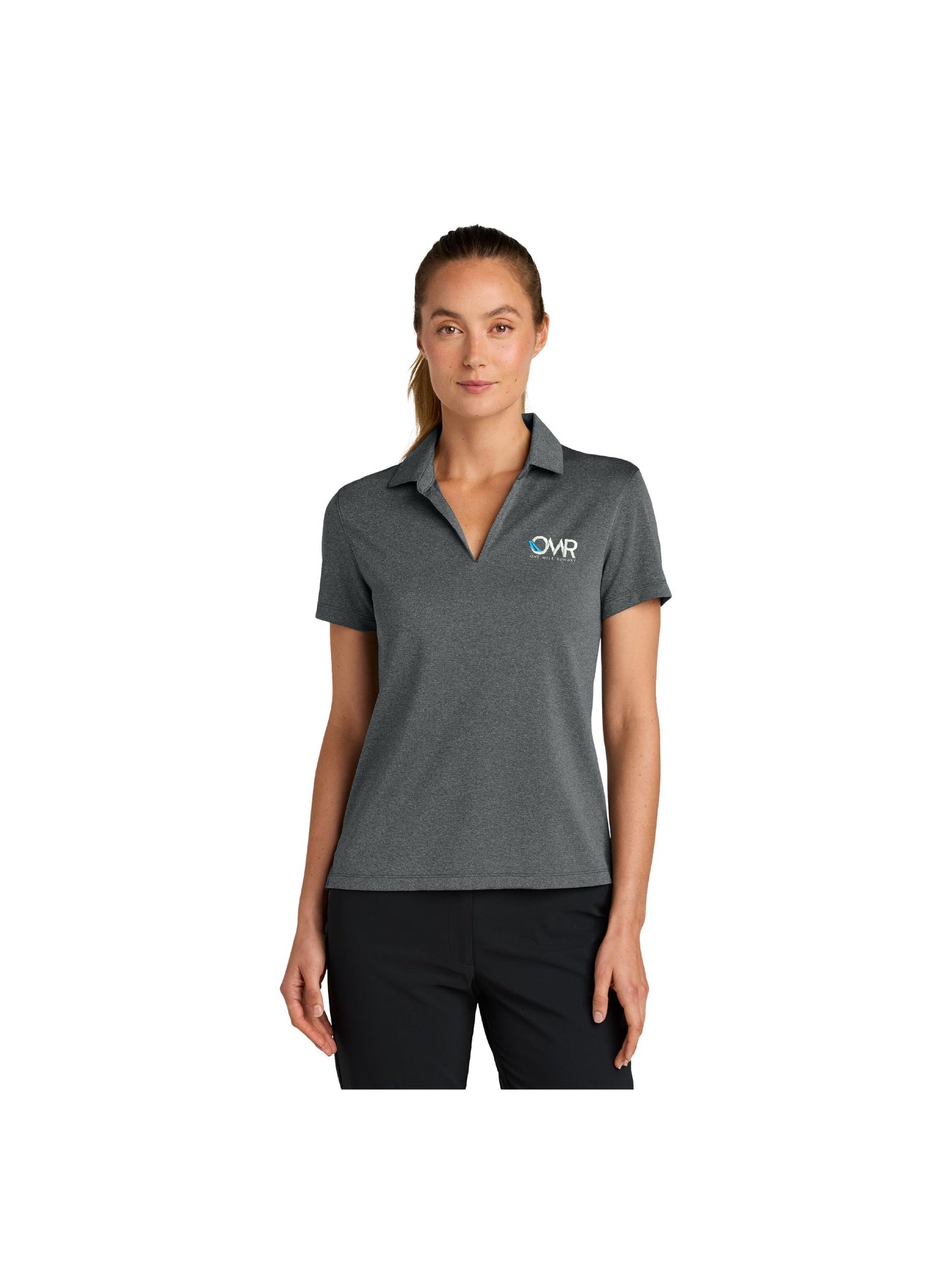 OMR100. Nike Women’s Dri-FIT Smooth Heather Polo