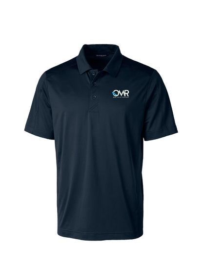 OMR201. Cutter & Buck Prospect Eco Textured Stretch Recycled Mens Short Sleeve Polo