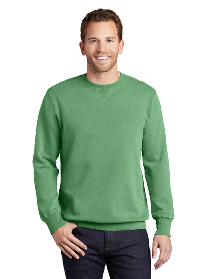 PF302. Port & Company® Beach Wash® Garment-Dyed Crewneck Sweatshirt