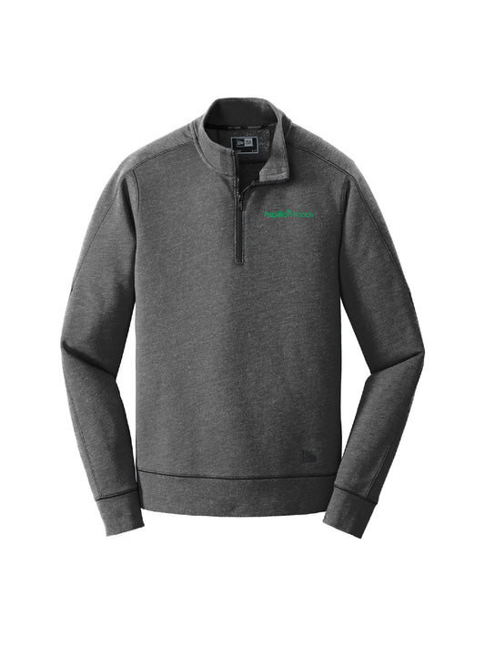 PF304. New Era® Tri-Blend Fleece 1/4-Zip Pullover