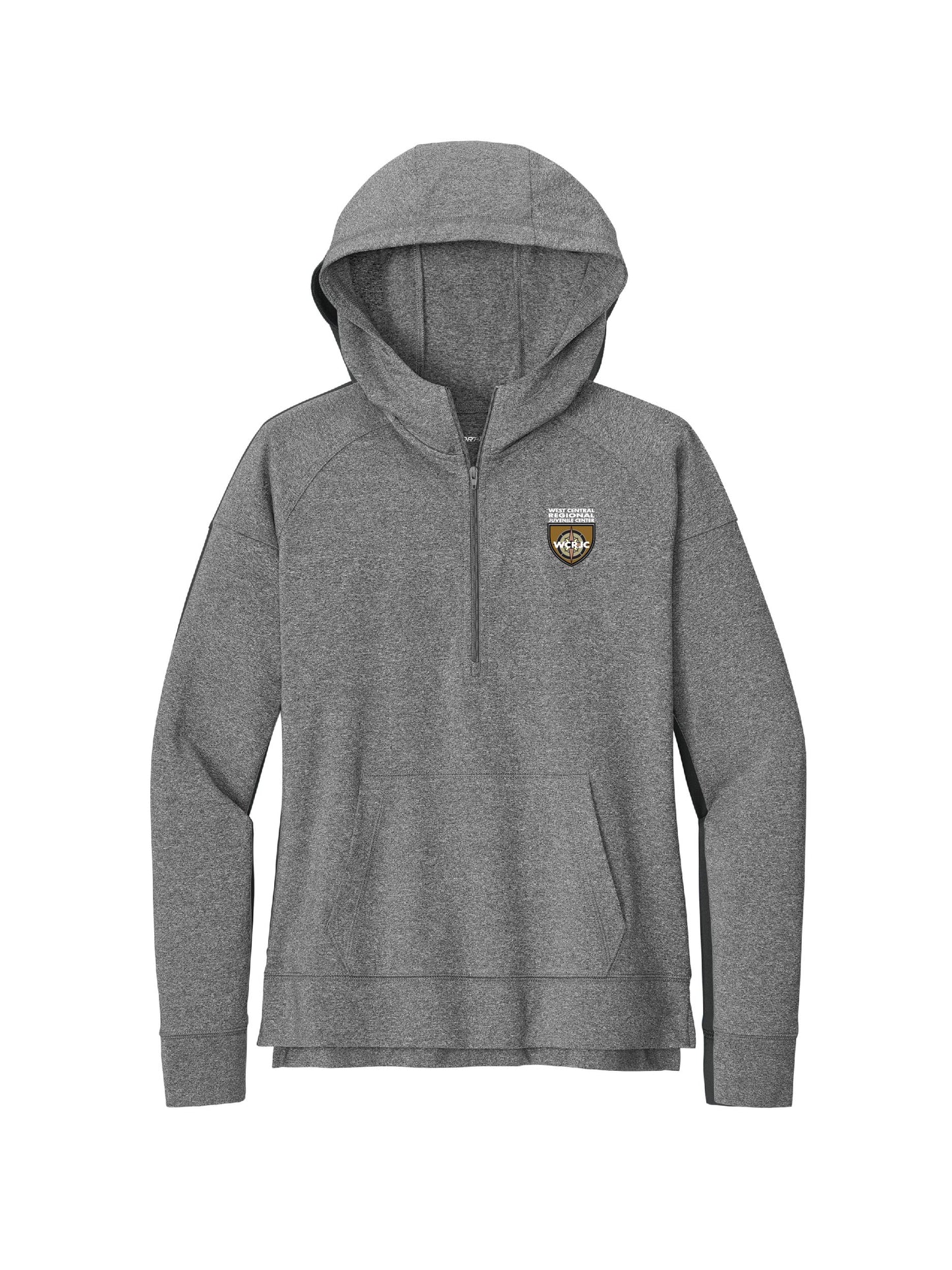 WRJ104. Sport-Tek® Ladies Sport-Wick® Stretch 1/2-Zip Hoodie