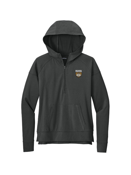 WRJ104. Sport-Tek® Ladies Sport-Wick® Stretch 1/2-Zip Hoodie