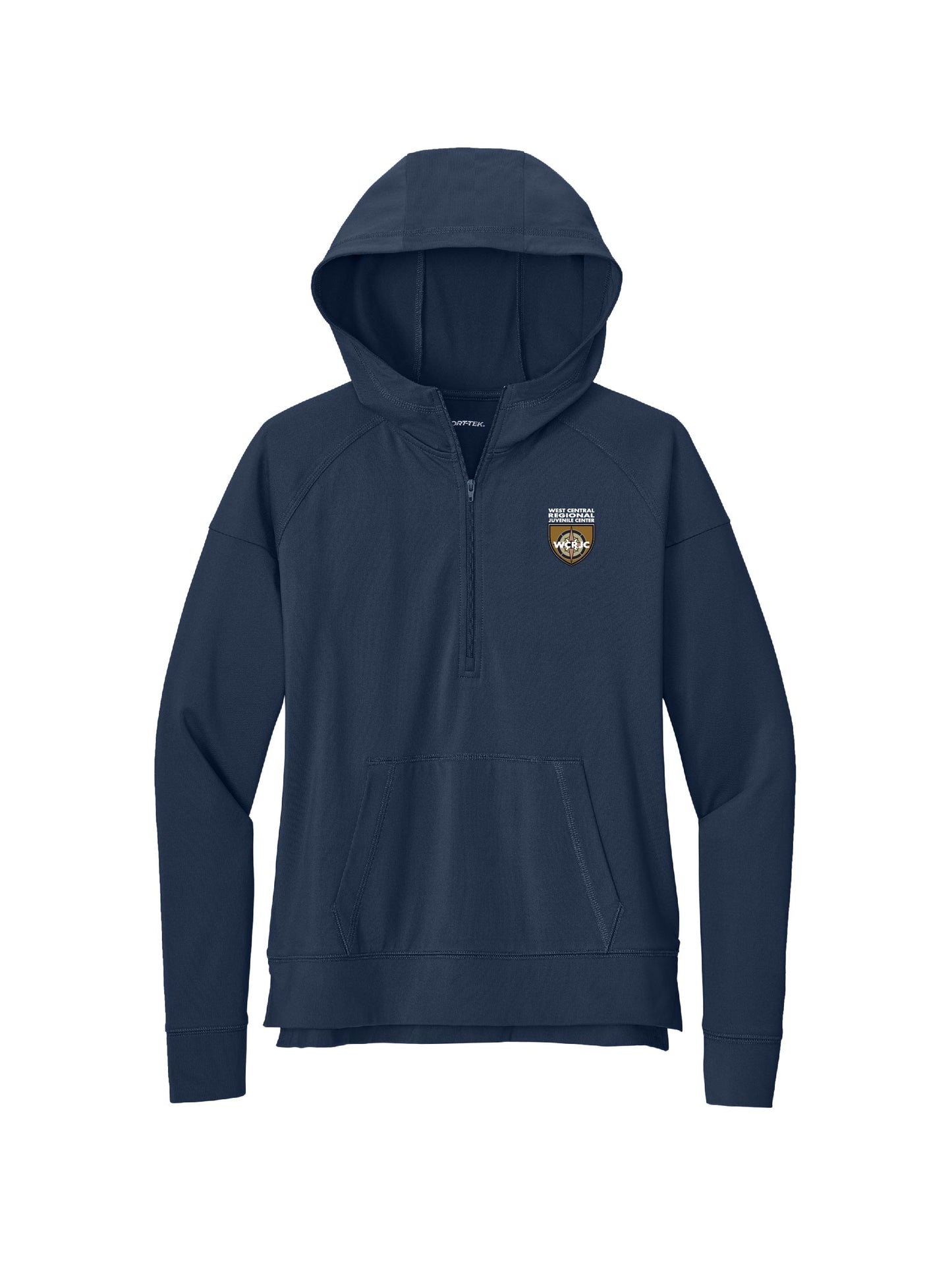 WRJ104. Sport-Tek® Ladies Sport-Wick® Stretch 1/2-Zip Hoodie