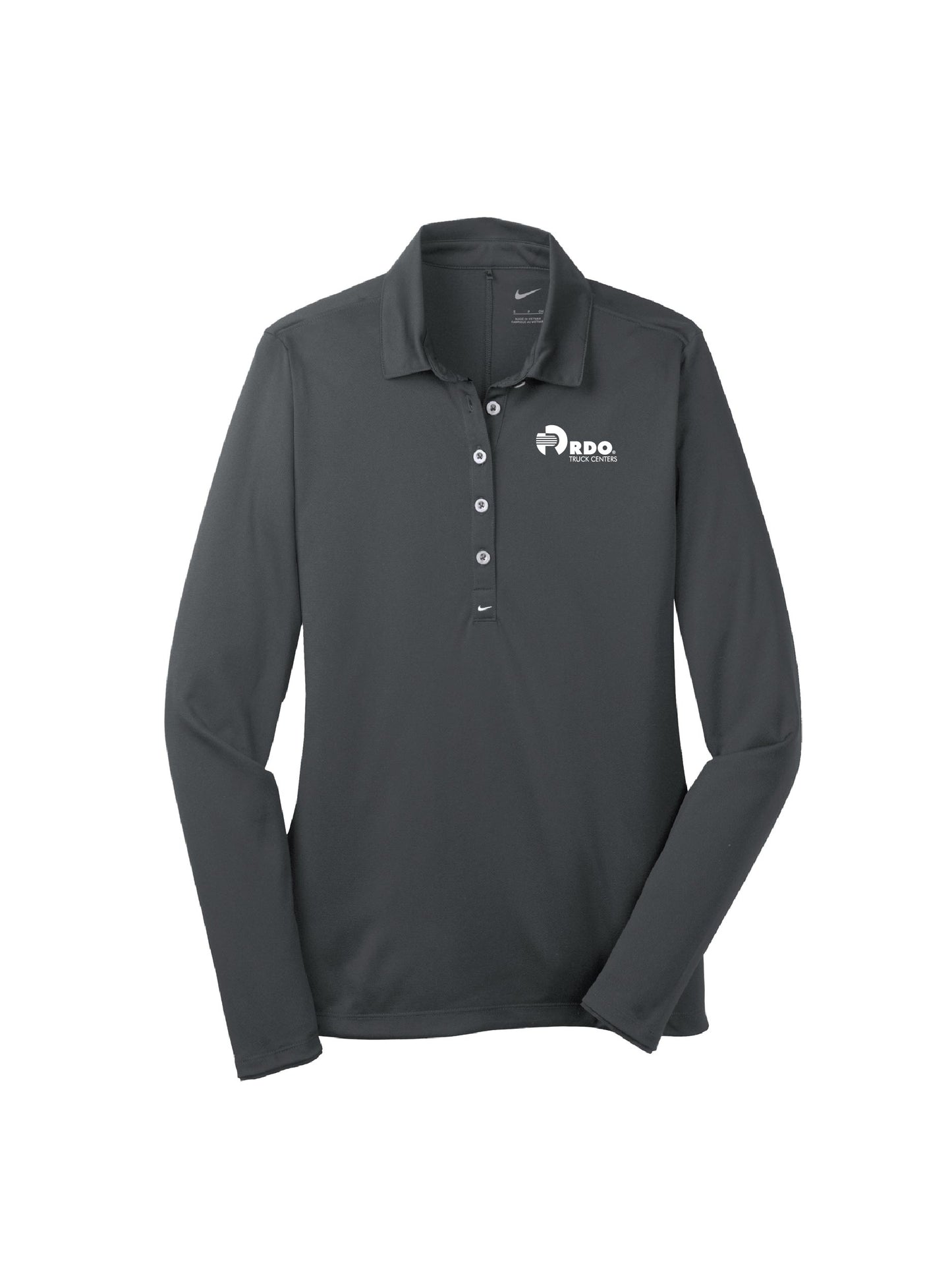 RDOU101. Nike Ladies Long Sleeve Dri-FIT Stretch Tech Polo