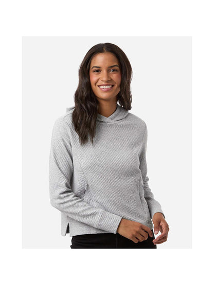 RR46-125. North End Women's Spirit Textured Hooded Pullover