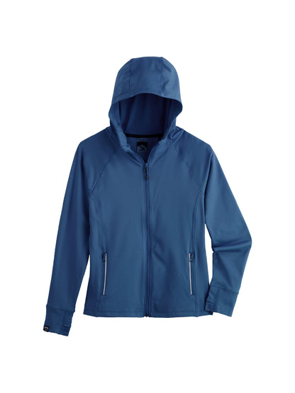 RR46-130. Women's Weekender Performance Fleece Full Zip Hoodie