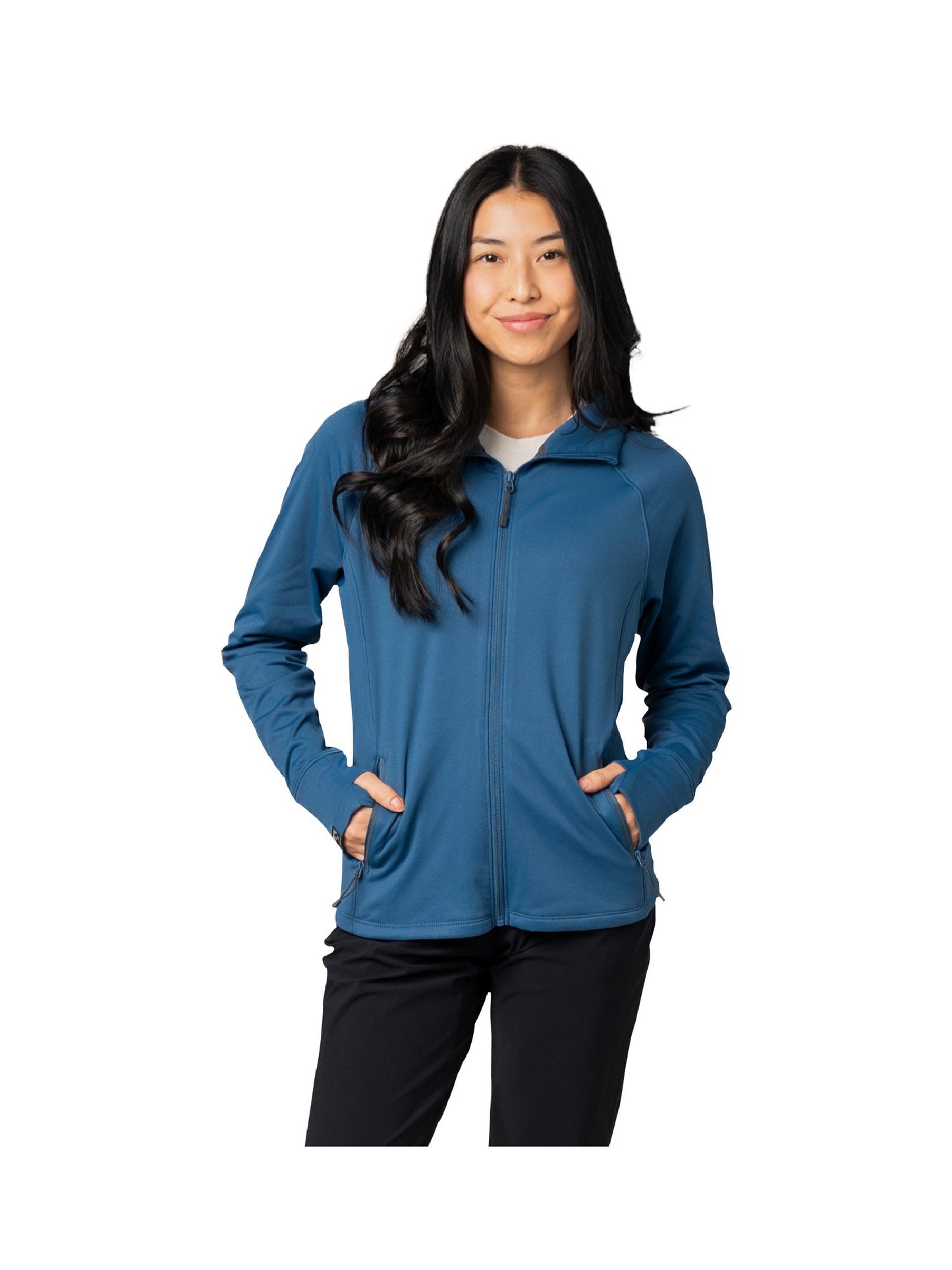 RR46-130. Women's Weekender Performance Fleece Full Zip Hoodie