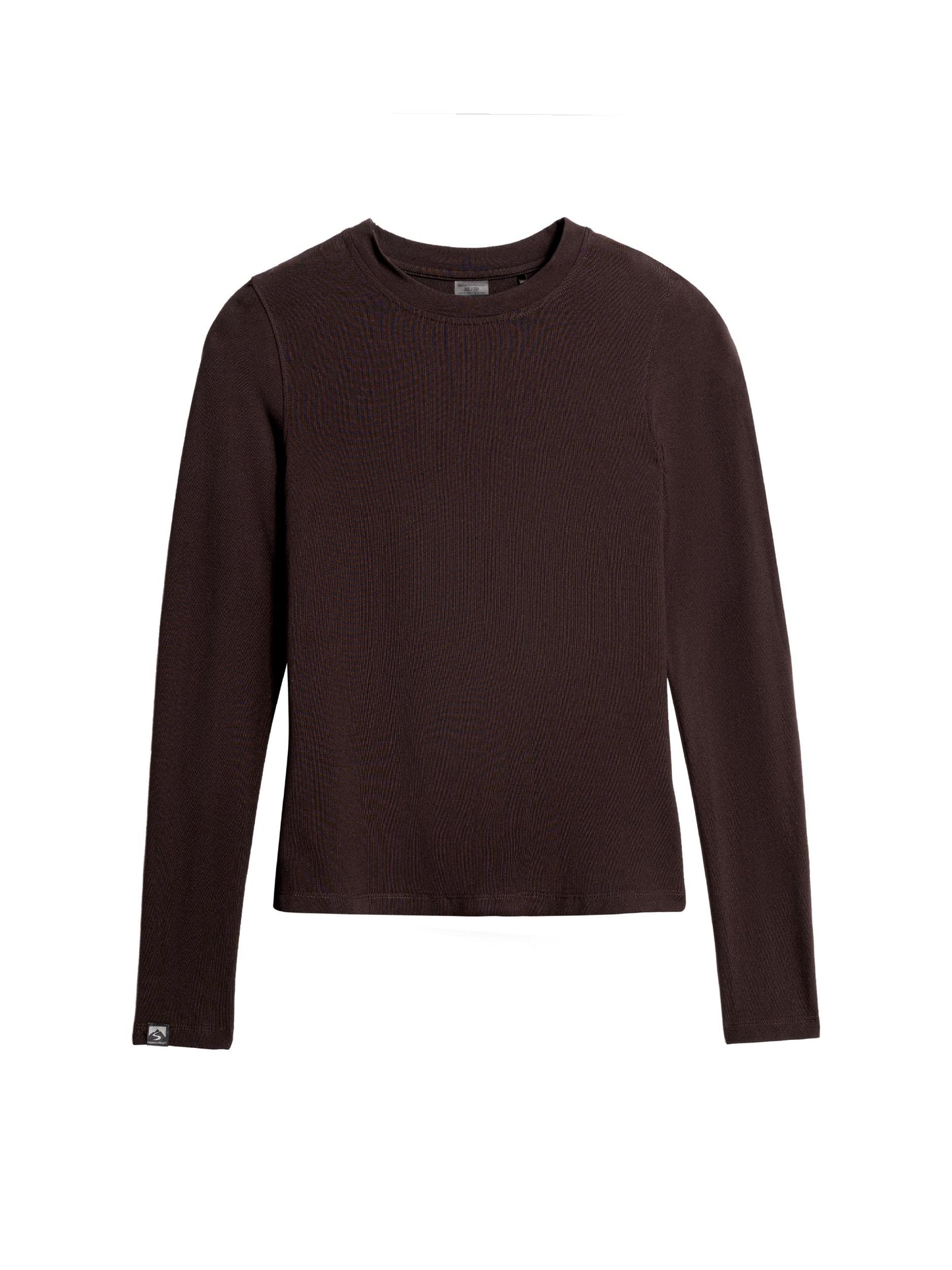 RR46-132. Women's Varsity High Stretch Fitted Long Sleeve T-Shirt
