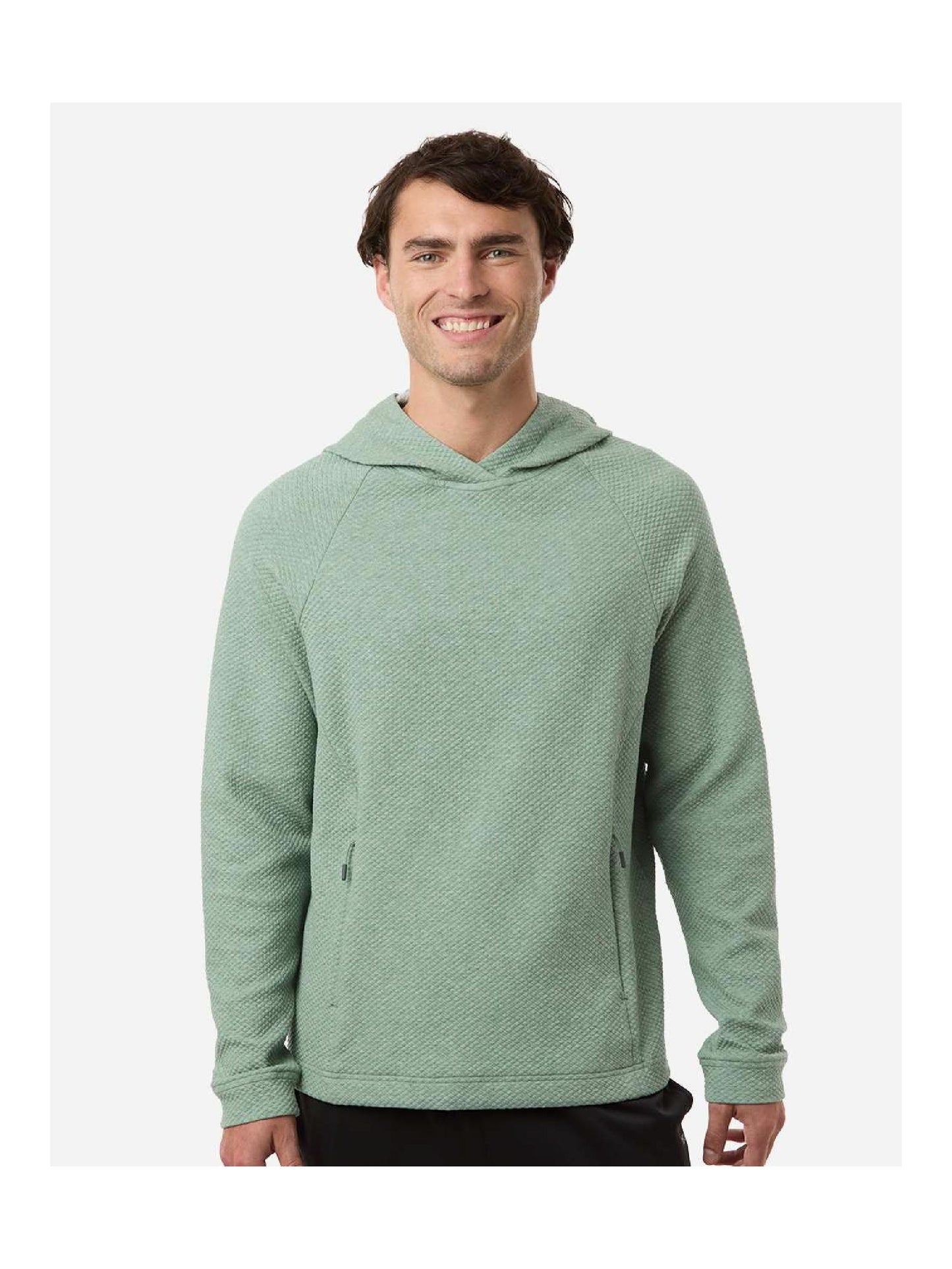 RR46-222. North End Men's Spirit Textured Hooded Pullover