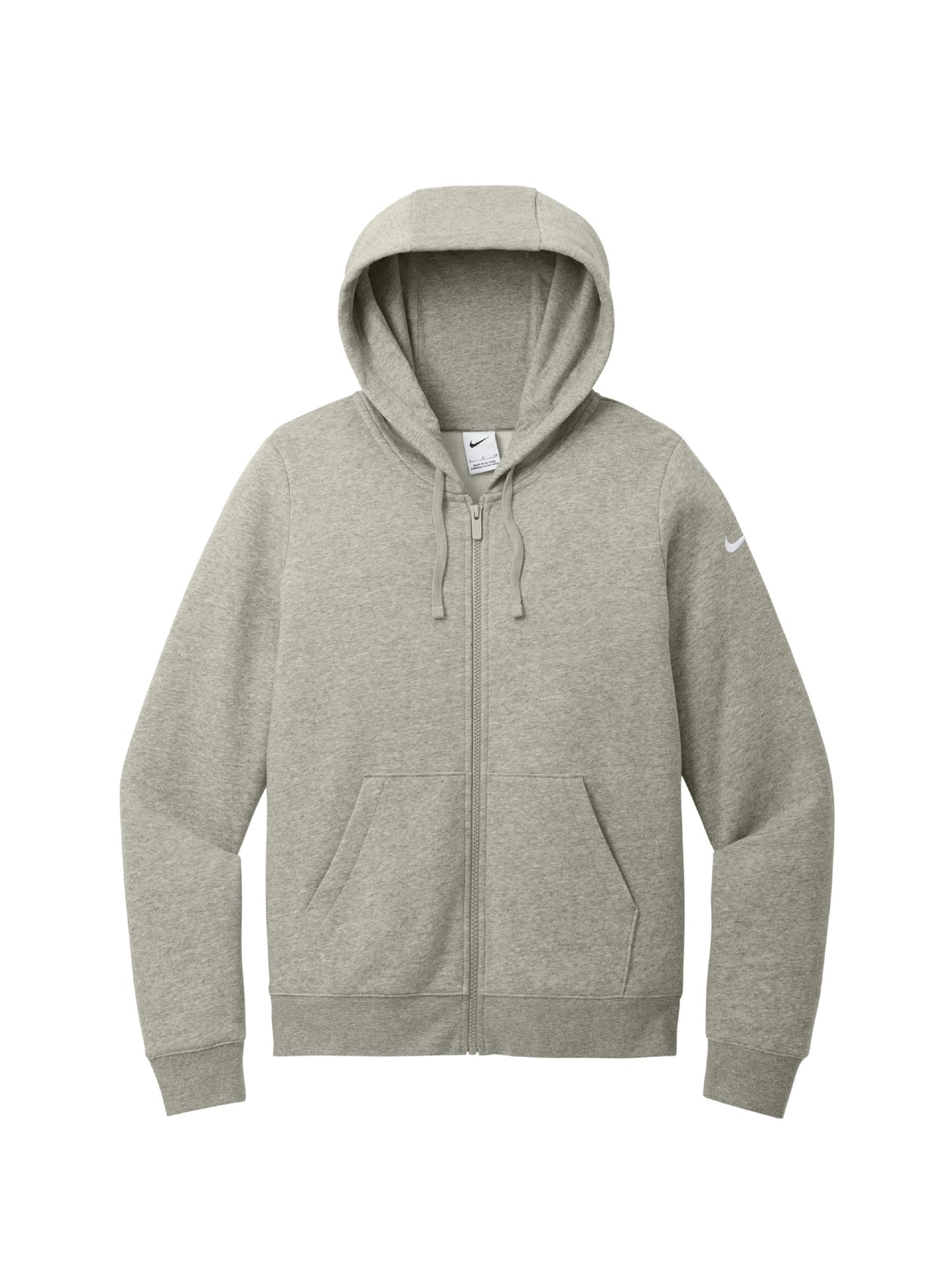 RR46-103. Nike Women's Club Fleece Sleeve Swoosh Full-Zip Hoodie