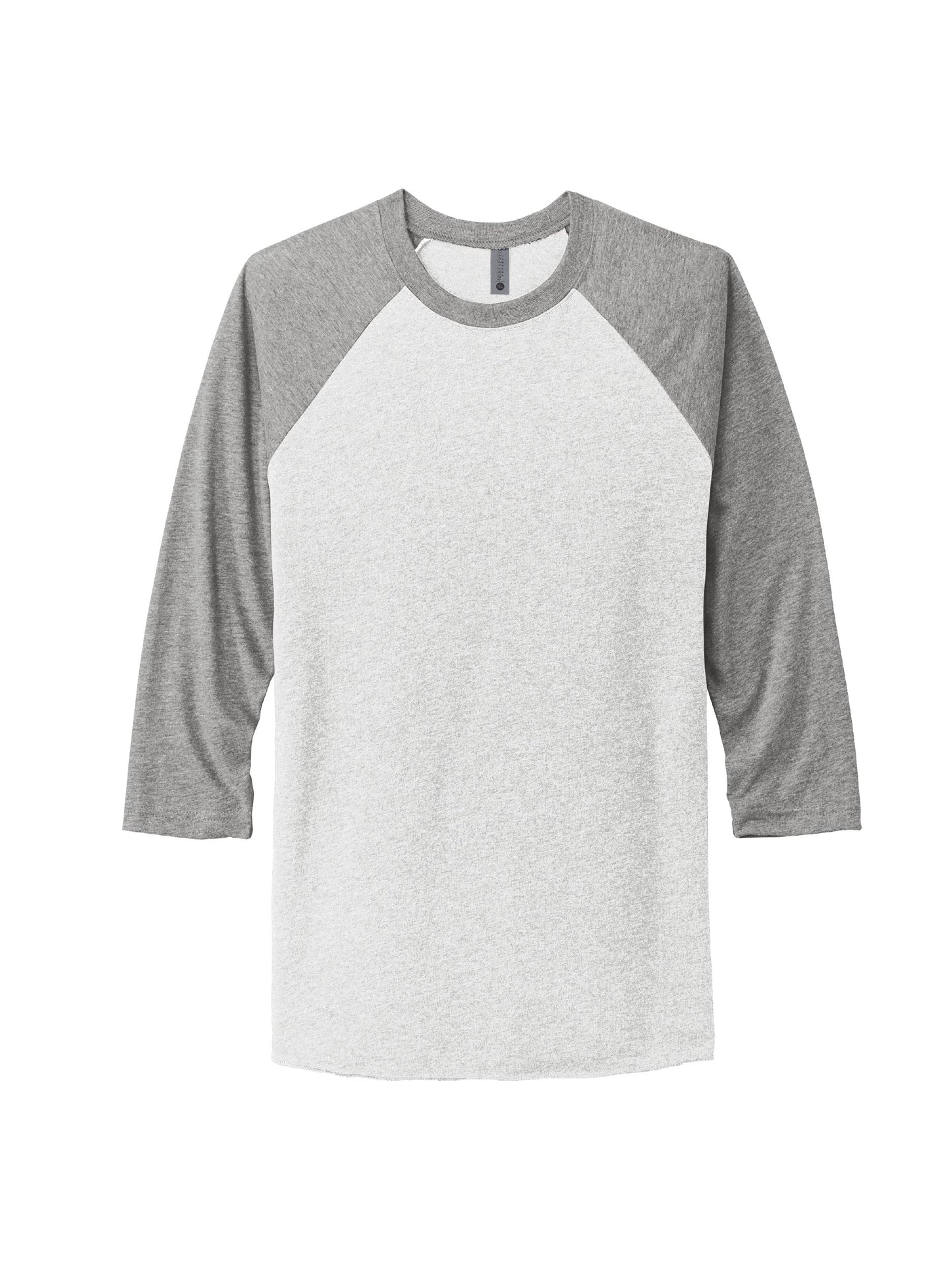 RR46-302. Next Level Apparel Unisex Tri-Blend 3/4 Sleeve Raglan Tee