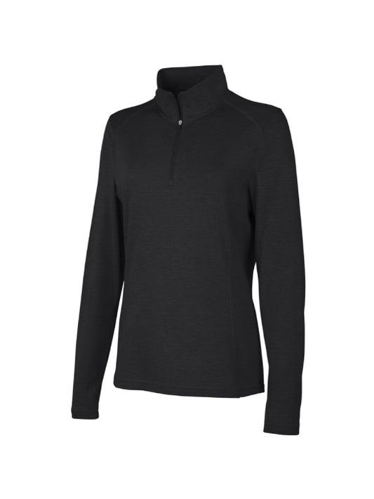 RR46-111. Women's Vista Tri-Blend Quarter Zip