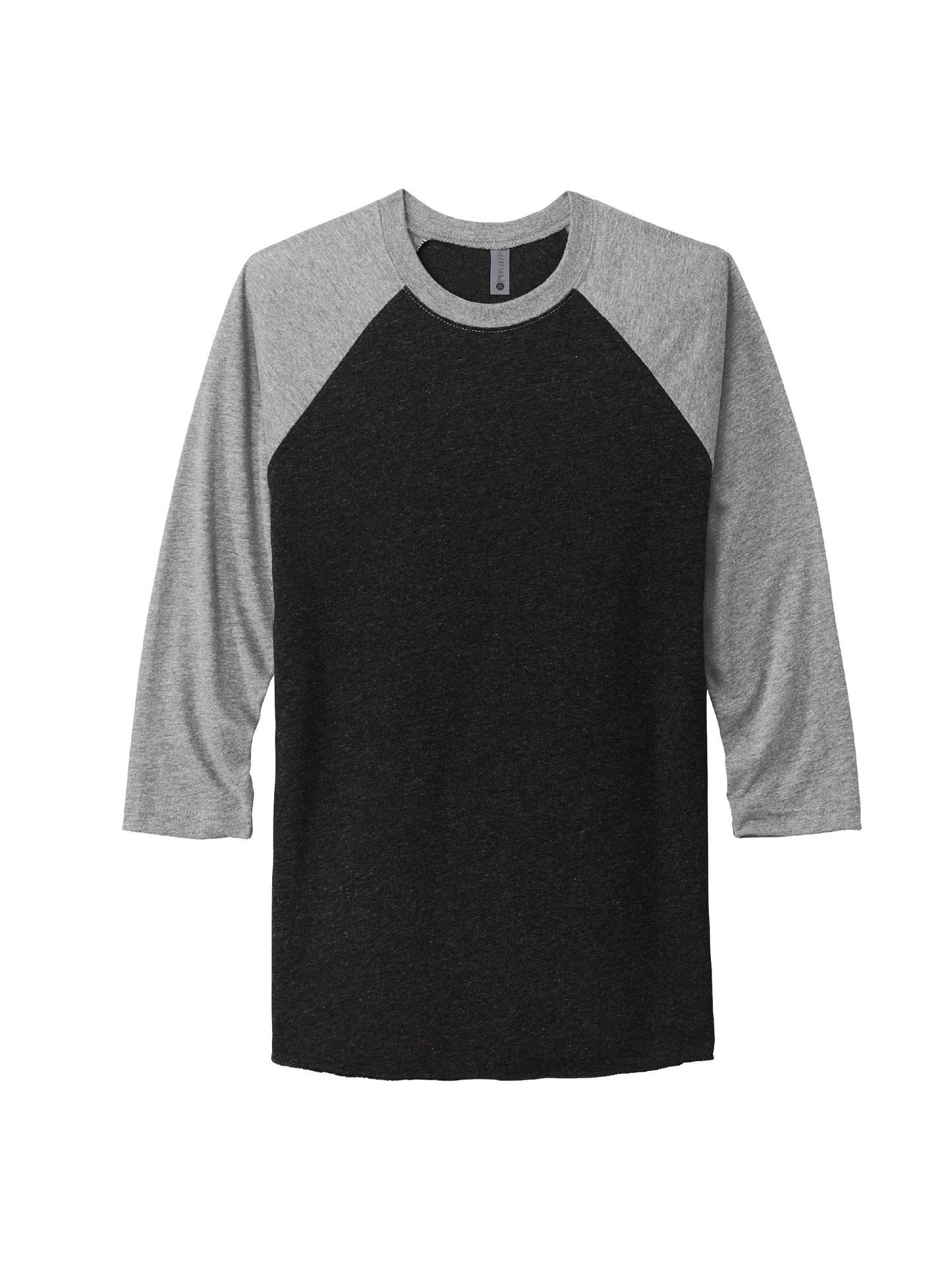 RR46-302. Next Level Apparel Unisex Tri-Blend 3/4 Sleeve Raglan Tee