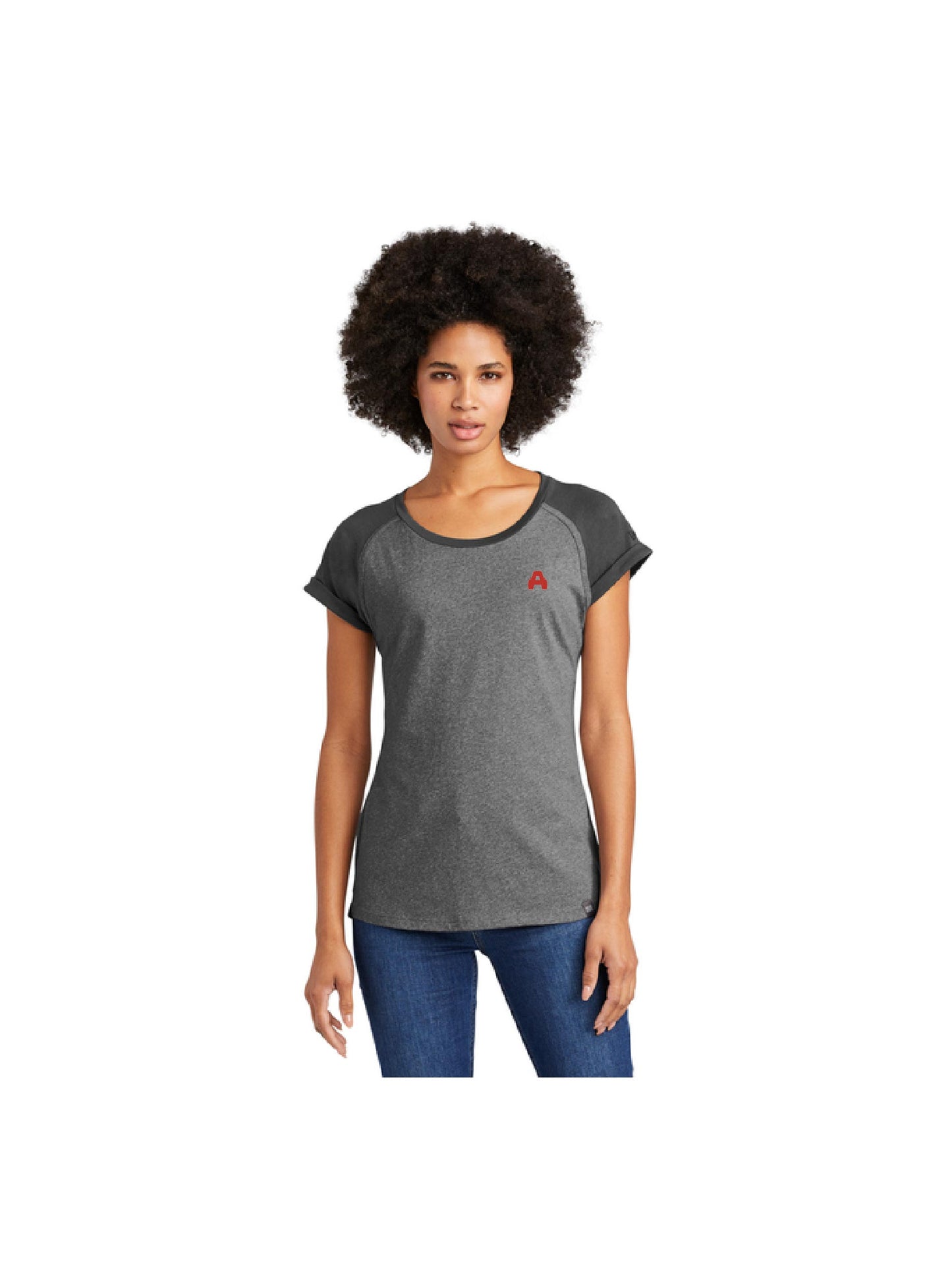 RR46-117. New Era Women's Heritage Blend Varsity Tee
