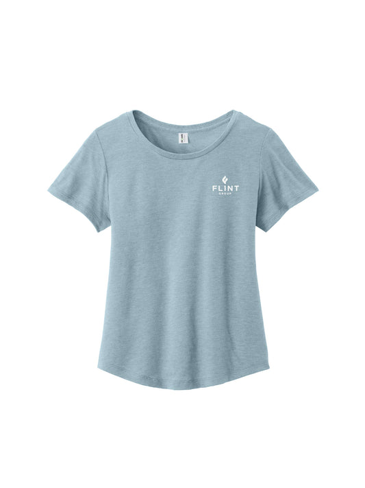 RR46-118. Allmade Women's Relaxed Tri-Blend Scoop Neck Tee