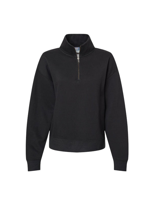 RR46-110. MV Sport Women's Sueded Fleece 1/4 Zip Sweatshirt