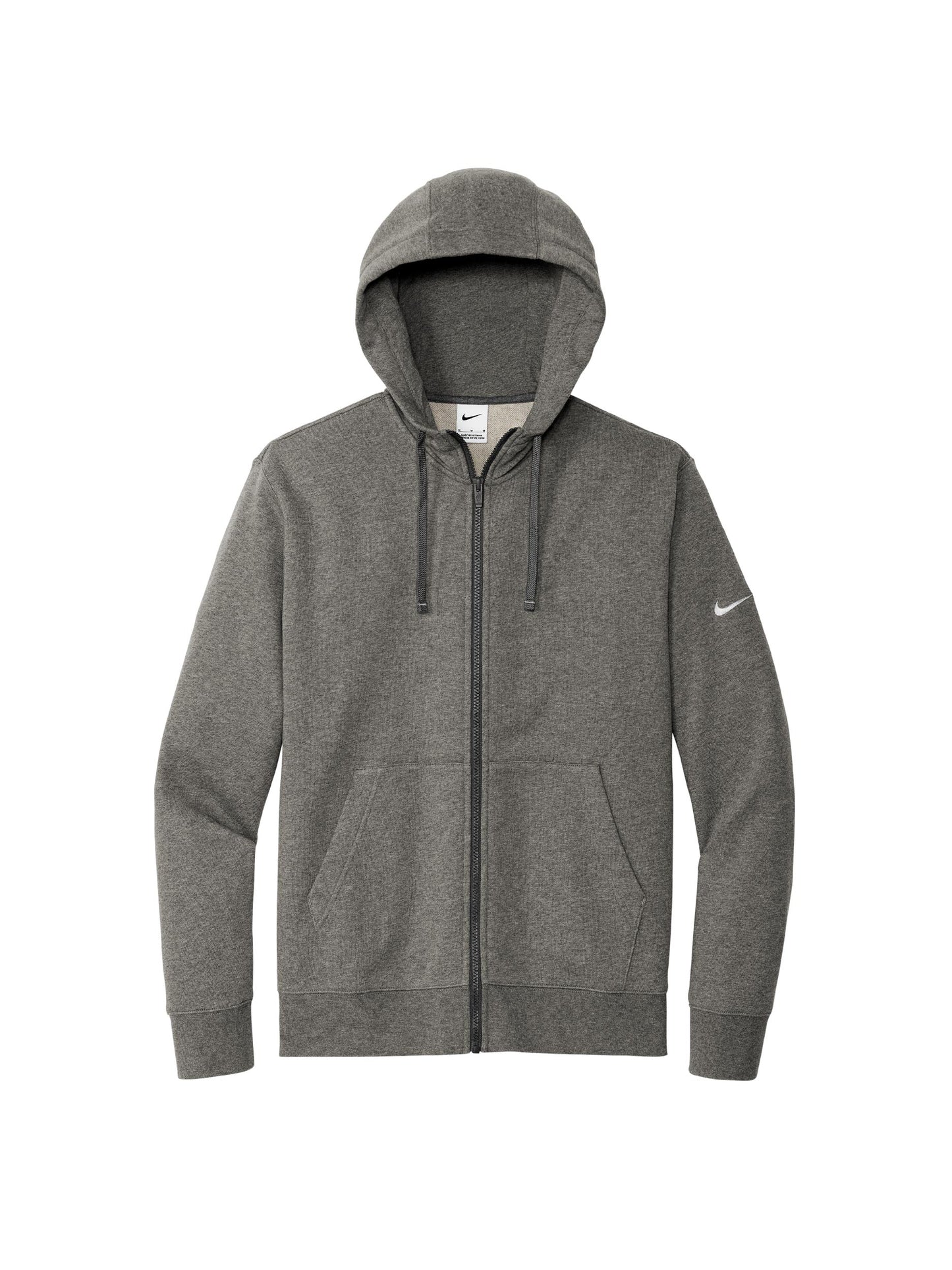 RR46-306. Nike Club Fleece Sleeve Swoosh Full-Zip Hoodie